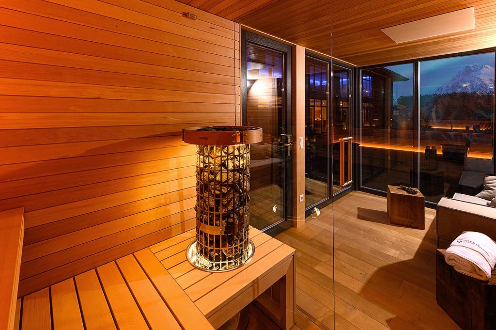 Design Gartensauna CUBUS 30 Außensauna Gartensauna corso Rhombus 2 | corso saunamanufaktur