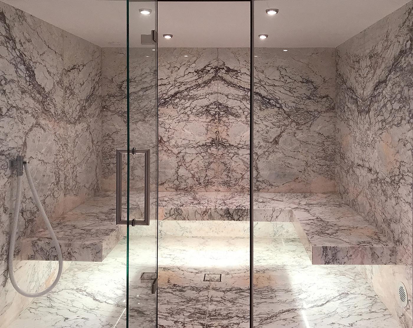 DAMPFBAD Hamam 11 Dampfbad zuhause Premium Marmor corso sauna manufaktur | corso saunamanufaktur