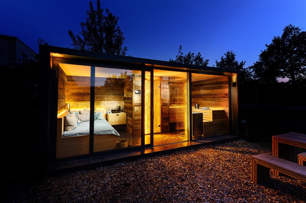Sauna maison chalet 4 Design Aussensauna corso CHALET 1 | corso saunamanufaktur
