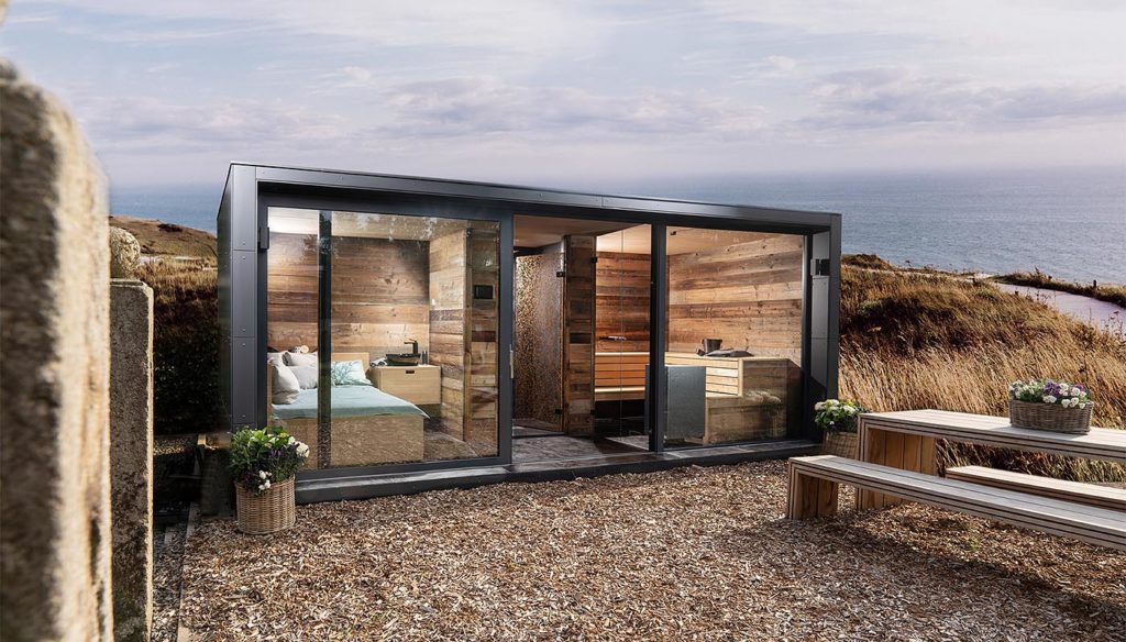 Baugenehmigung: notwendig für Gartensauna? 9 Fakten + Tipps 2 Design Aussensauna corso CHALET show | corso saunamanufaktur