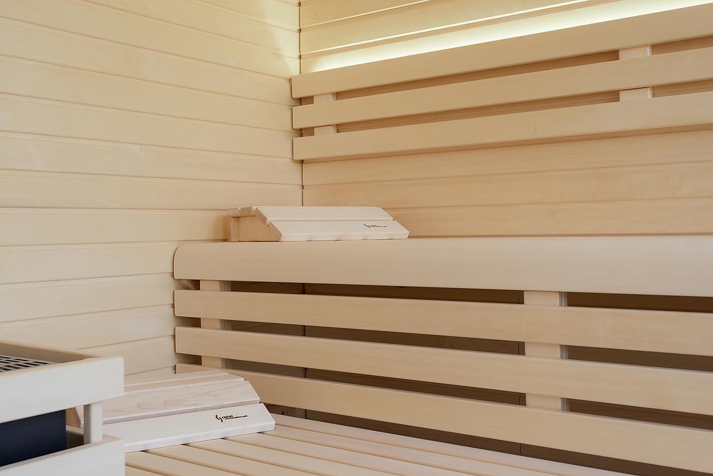 Saunahaus SPACUBE 21 design sauna glasecke hell 5 | corso saunamanufaktur