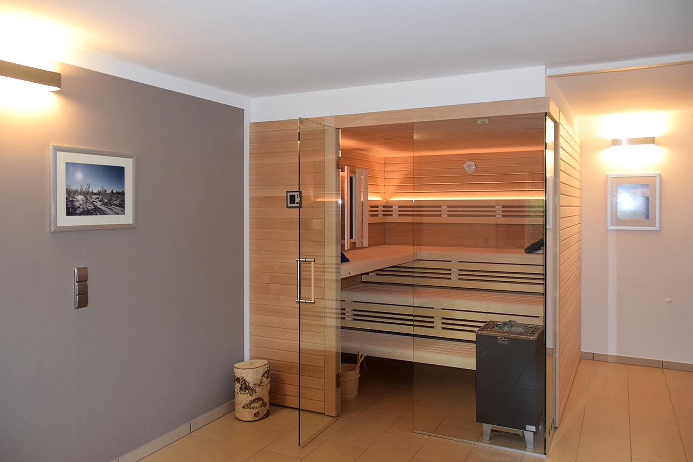 heimsauna zuhause hemlock corso 2 | corso saunamanufaktur