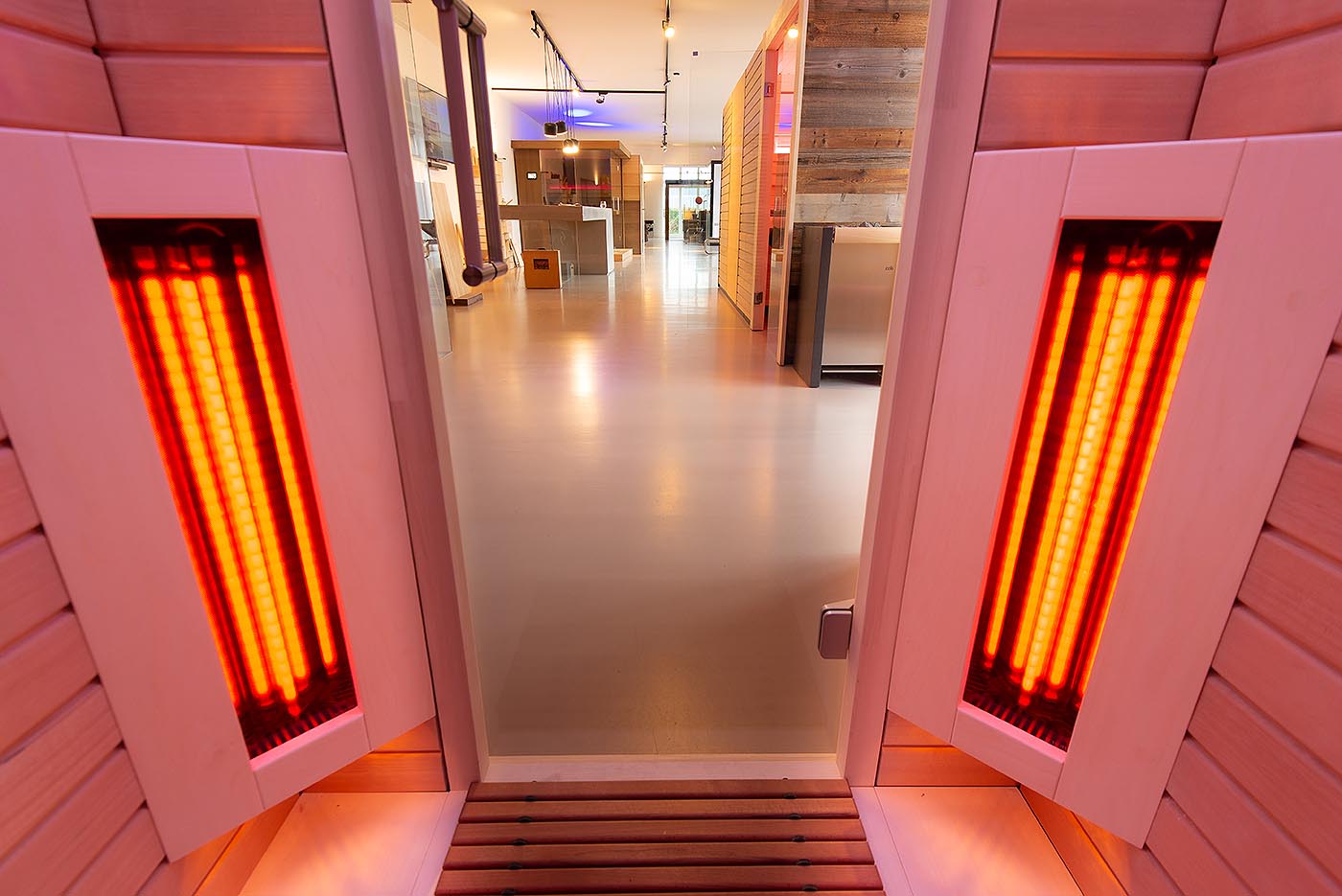 Sauna showroom Osnabrueck 12 infrarotkabine corso sauna manufaktur 4 | corso saunamanufaktur