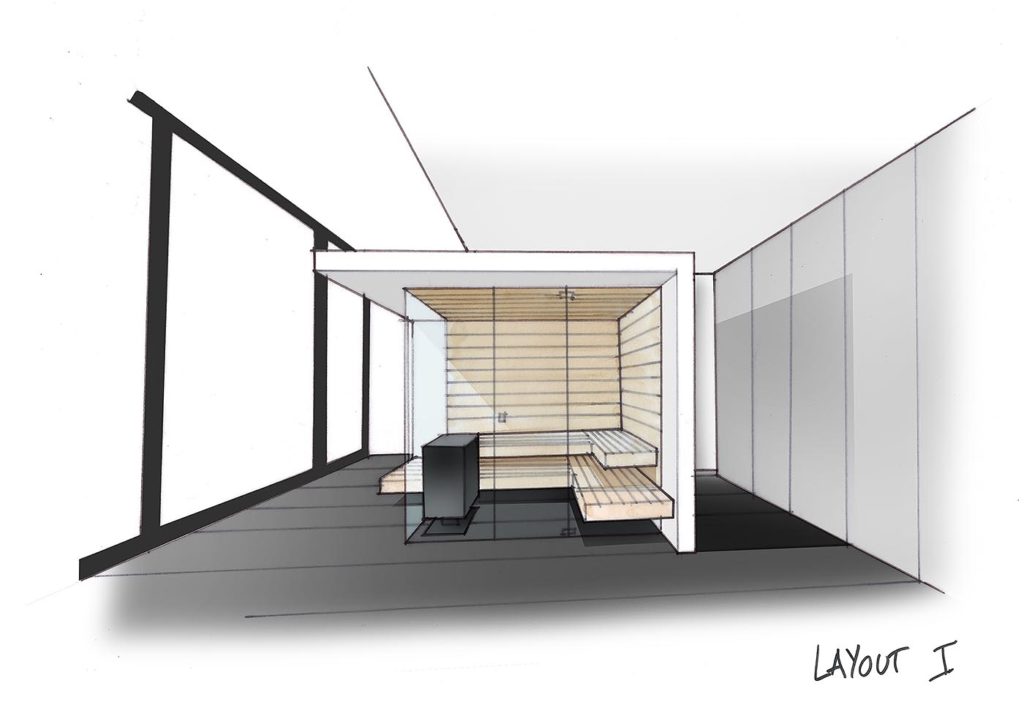 Architekten + Planer 5 sauna zeichnung planung corso sauna manufaktur | corso saunamanufaktur