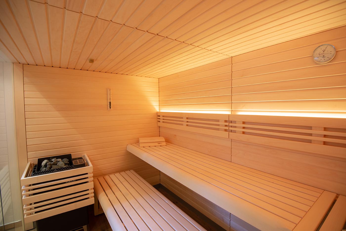 Helle Designsauna 6 sauna zuhause hell corso 17 | corso saunamanufaktur