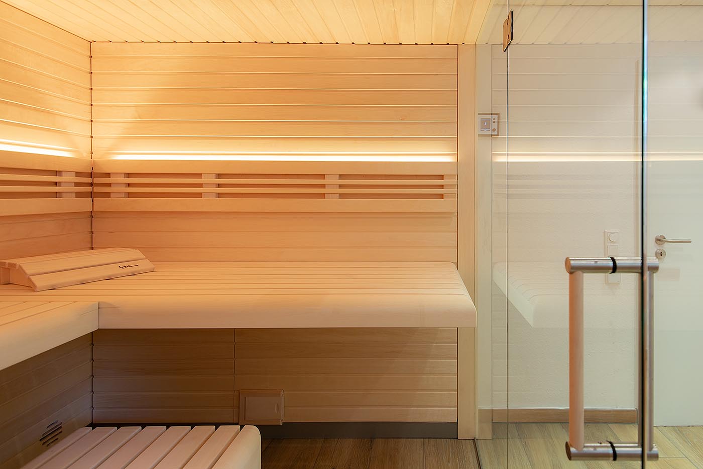 Saunaholz: Espe mit gerundeter Kante 8 sauna zuhause hell corso 30 1 | corso saunamanufaktur