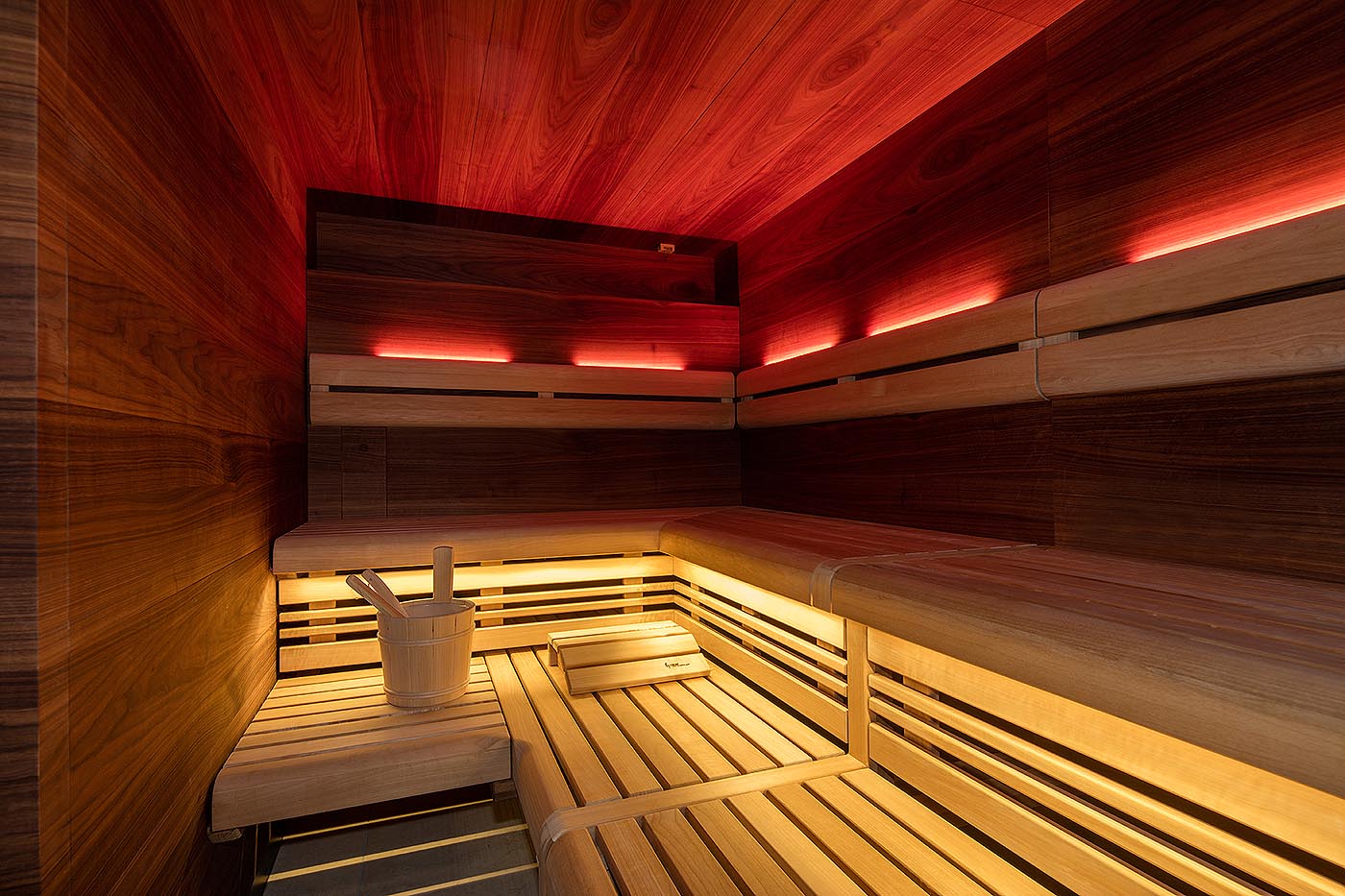 Planification du sauna intérieur 7 sauna zuhause modern gemütlich corso 2 | corso saunamanufaktur