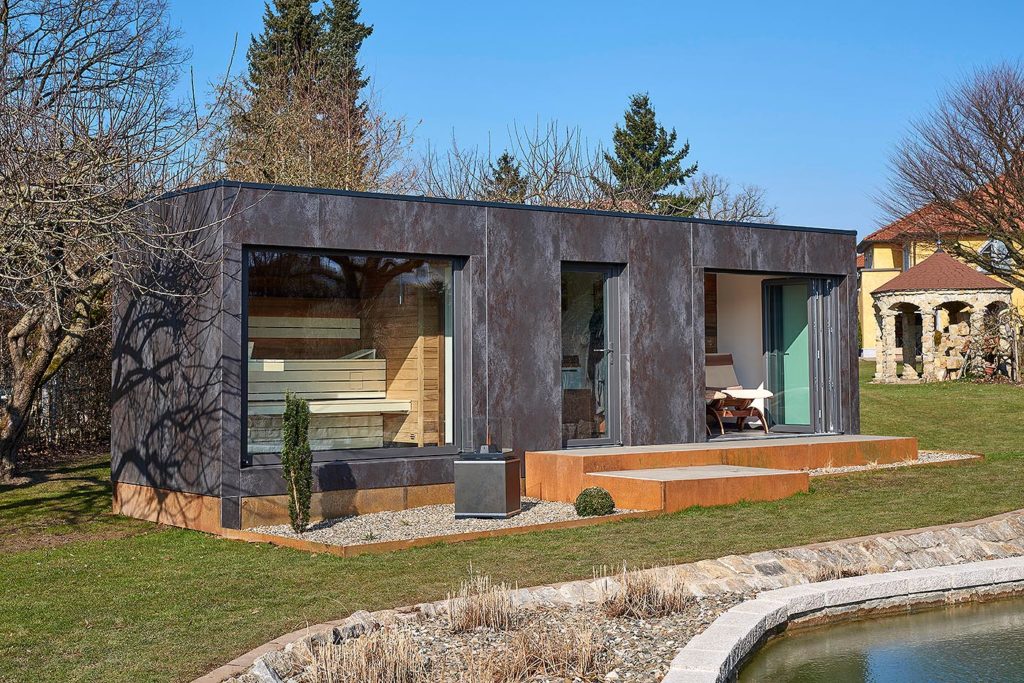 Sauna house SPACUBE 1 saunahaus spacube corso 1 | corso saunamanufaktur