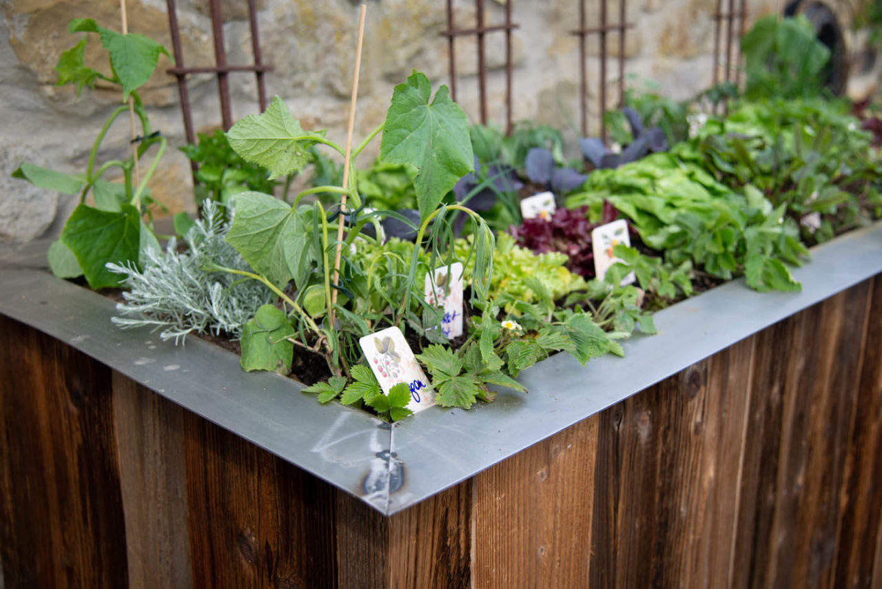 corso Partner 2 Hortus Design Hochbeet aus Altholz