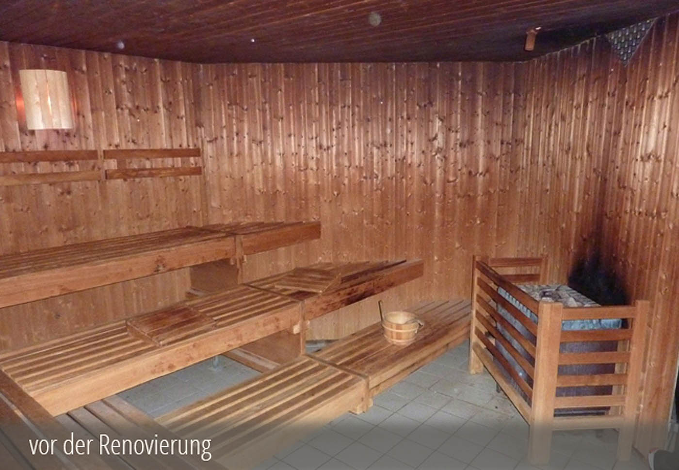 Sauna renovation 5 saunarenovierung corso sauna vorher | corso saunamanufaktur