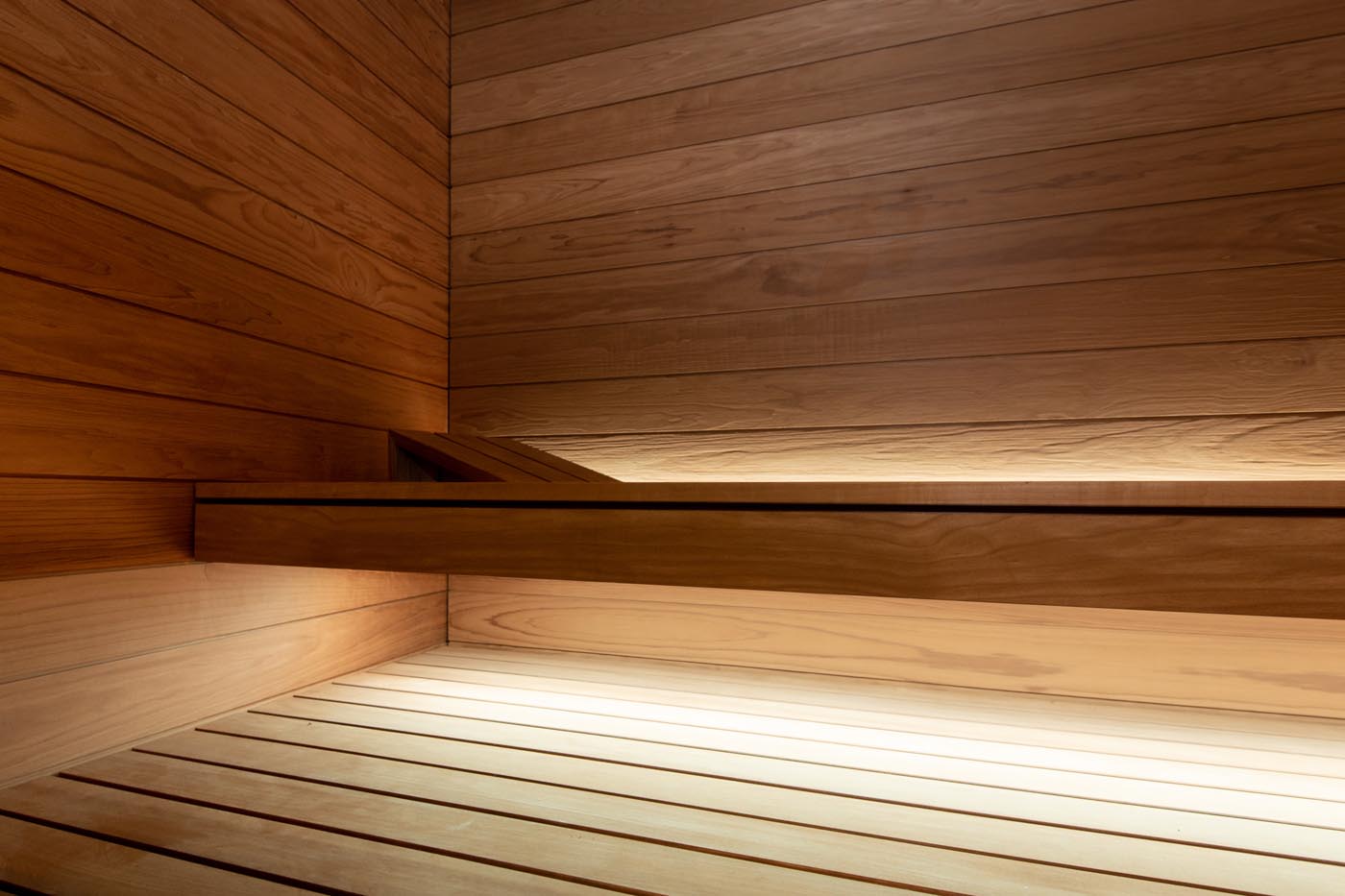 Saunaholz: gebürstete Thermo-Espe 10 Saunaholz Thermo Espe gebürstet