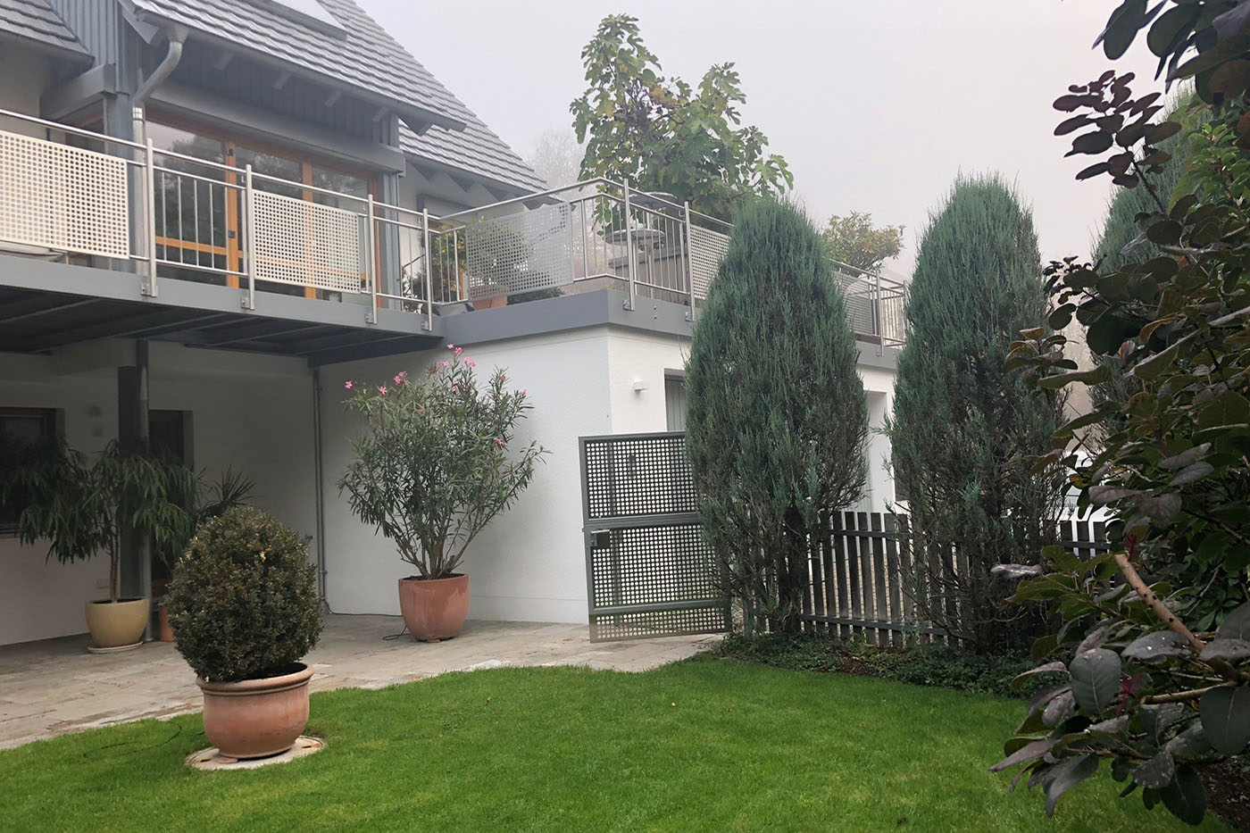 Luxus Außensauna in Altholz 119 aussensauna projekt vorher 0 | corso saunamanufaktur