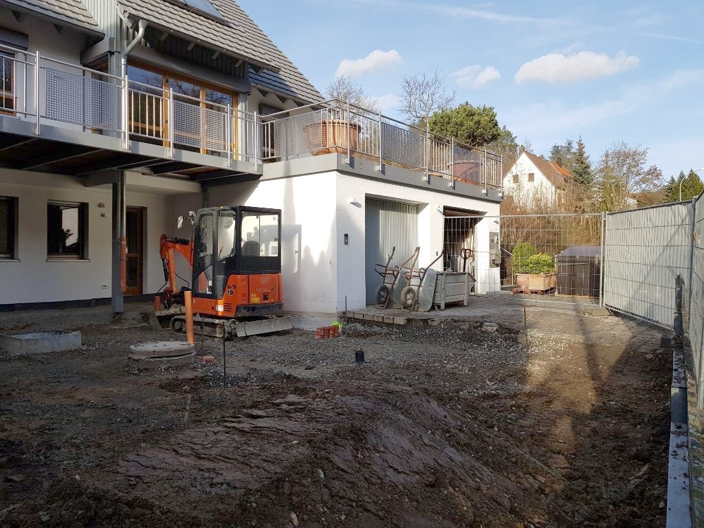 Luxus Außensauna in Altholz 120 aussensauna projekt vorher 1 | corso saunamanufaktur