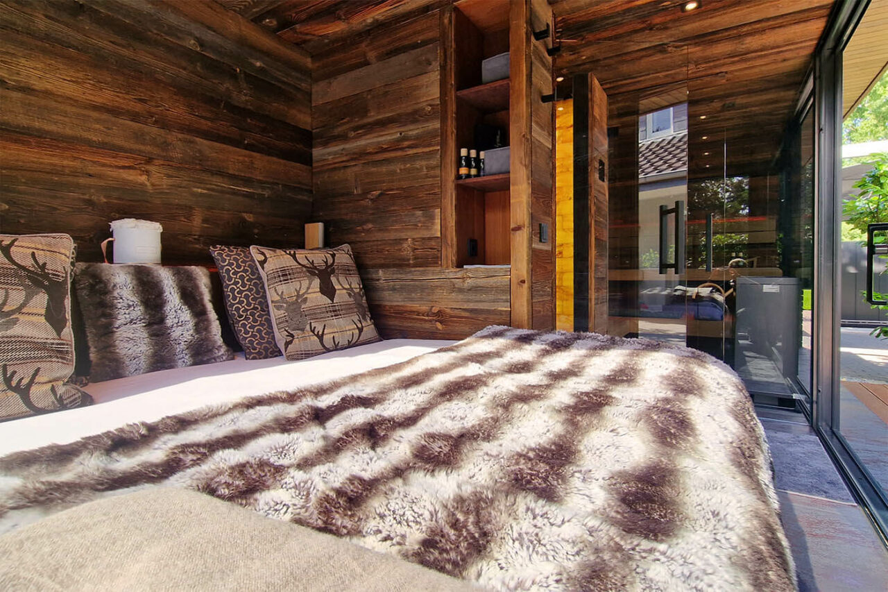 Gartensauna mit Dusche und Ruheraum 5 gartensauna dusche ruheraum corso 12 1 | corso saunamanufaktur