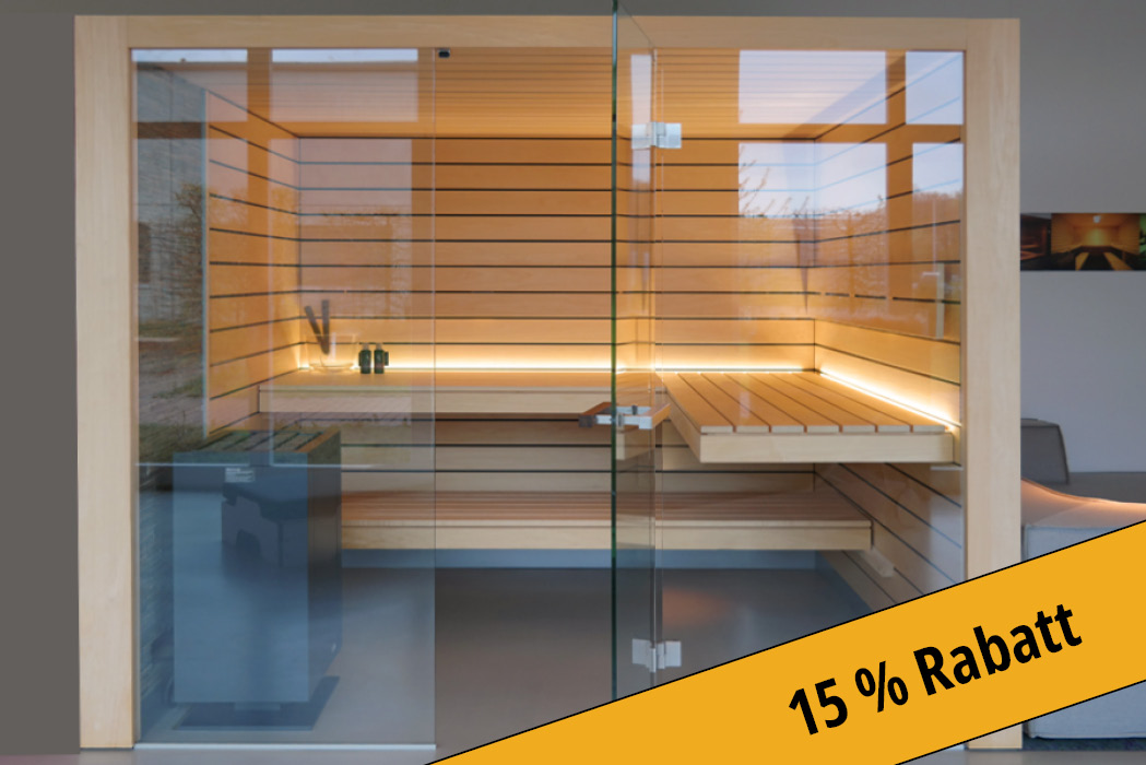 Sauna Abverkauf + Sauna Angebote 7 Sauna Angebot 15 Prozent Rabatt 2 2 | corso saunamanufaktur