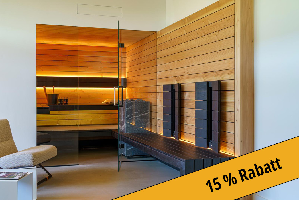 Sauna Abverkauf + Sauna Angebote 9 Sauna Angebot 15 Prozent Rabatt 5 | corso saunamanufaktur