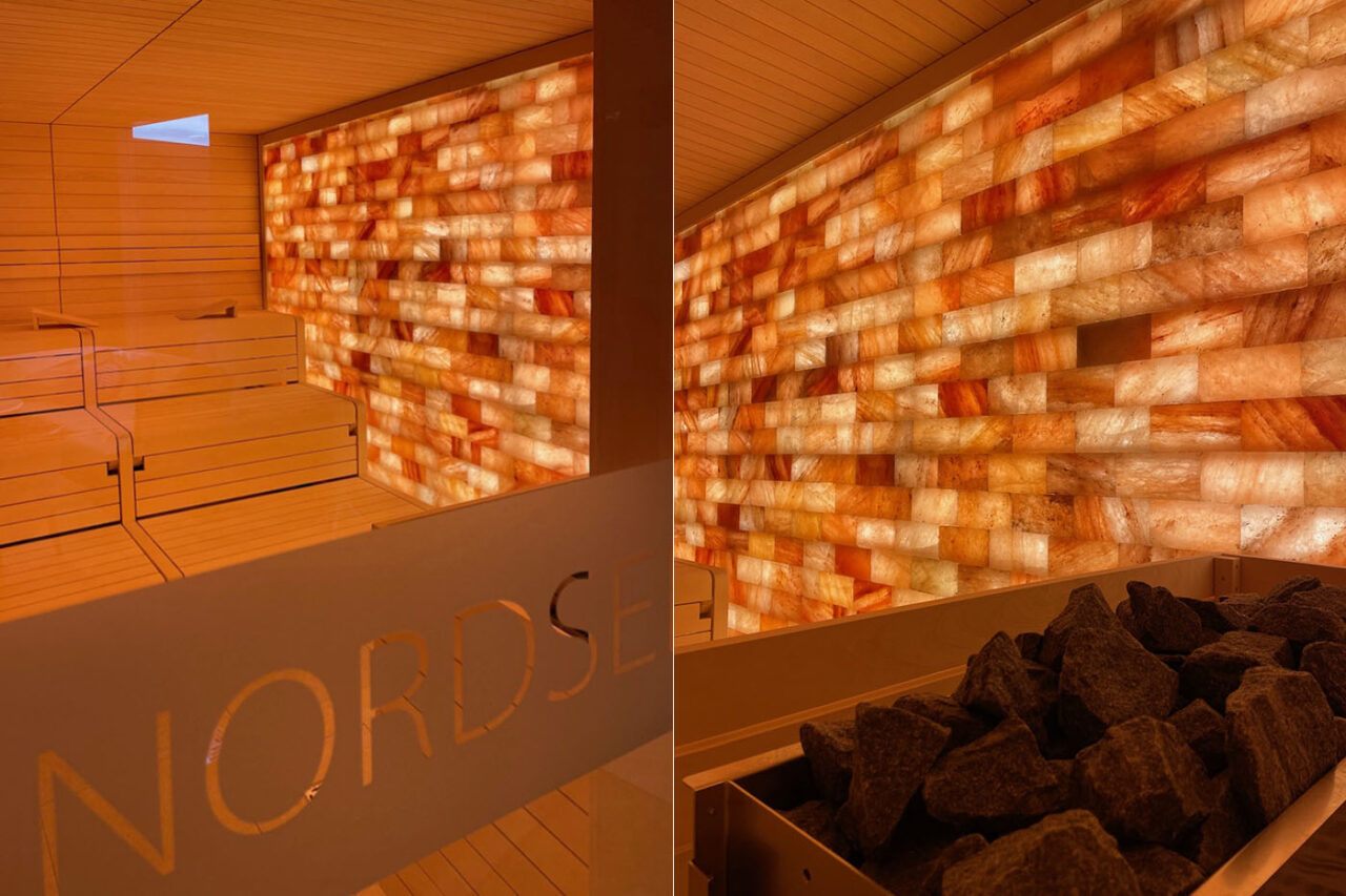 OLantis Saunawelt 8 Olantis Huntebad Saunawelt: Blick in die Nordseesauna (Innensauna). Gewerblicher Saunabau im öffentlichen Bad. Maßanfertigung corso sauna manufaktur